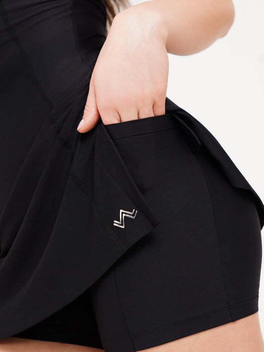 VESTIDO EFFECT PRETO