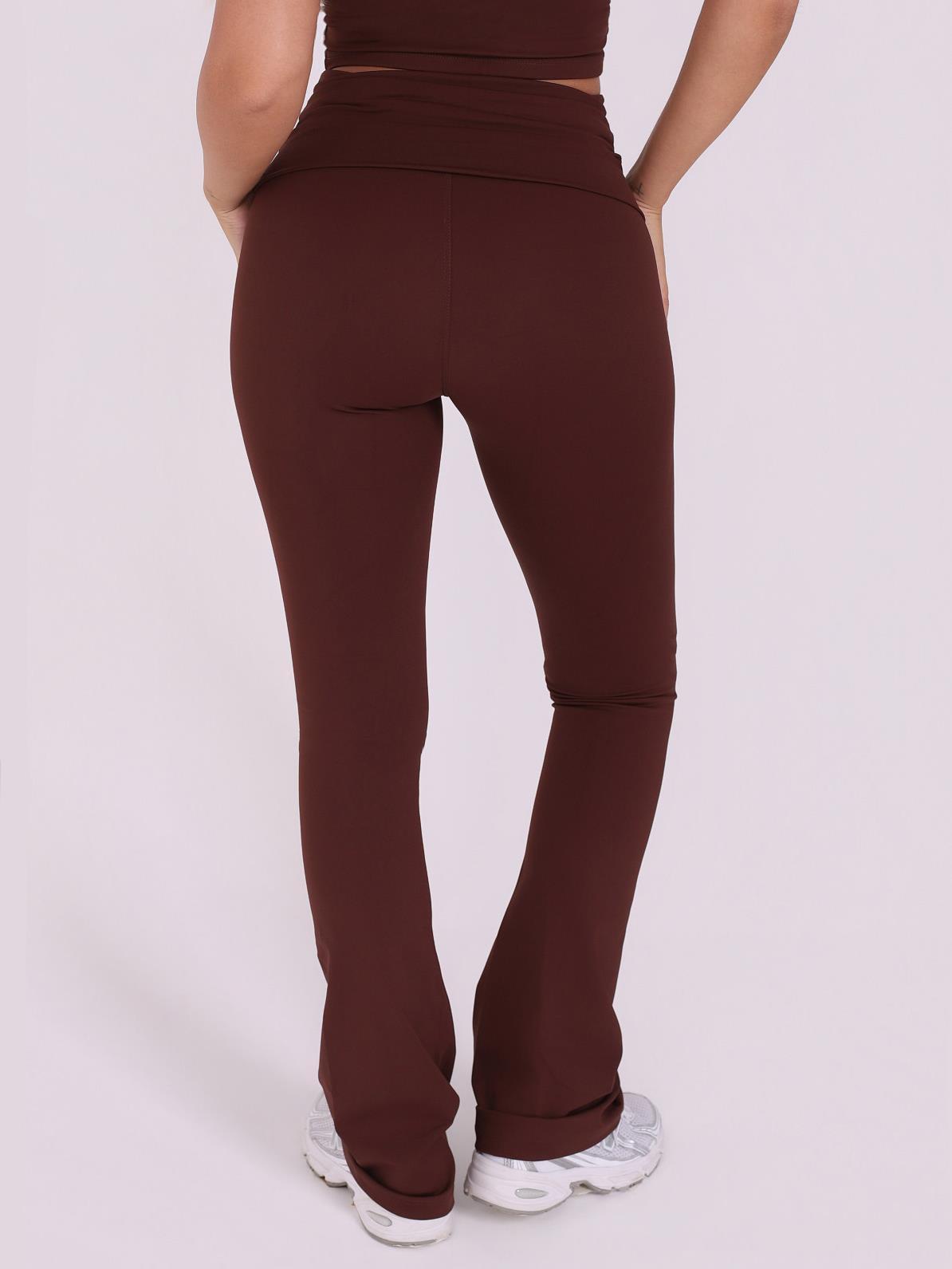 CALÇA FLARE FOLD ESPRESSO
