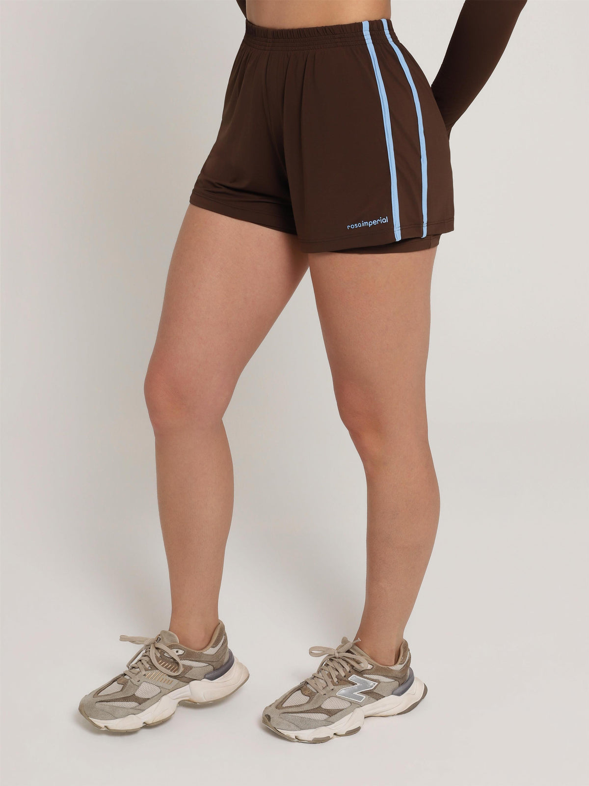 SHORT REFLECT DUO BROWN COM AZUL SKY