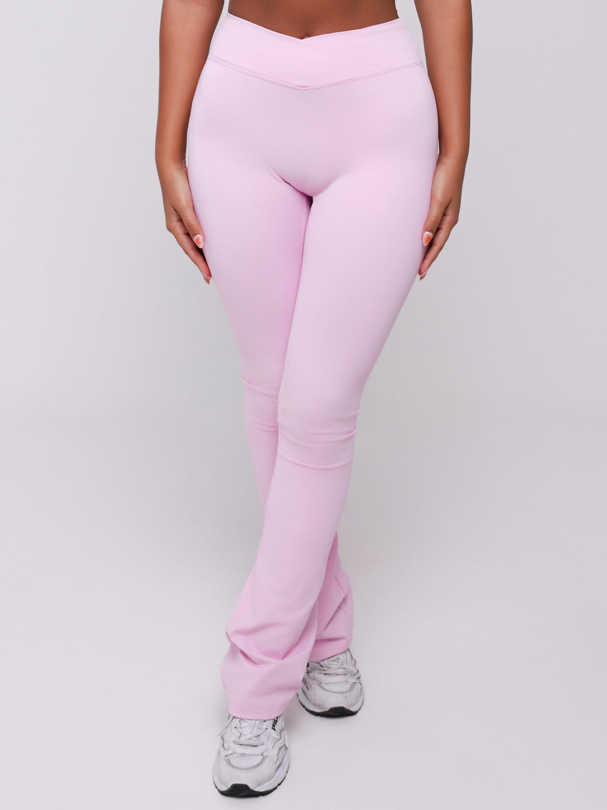 CALÇA FLARE NEW FLEX ROSA BLUSH