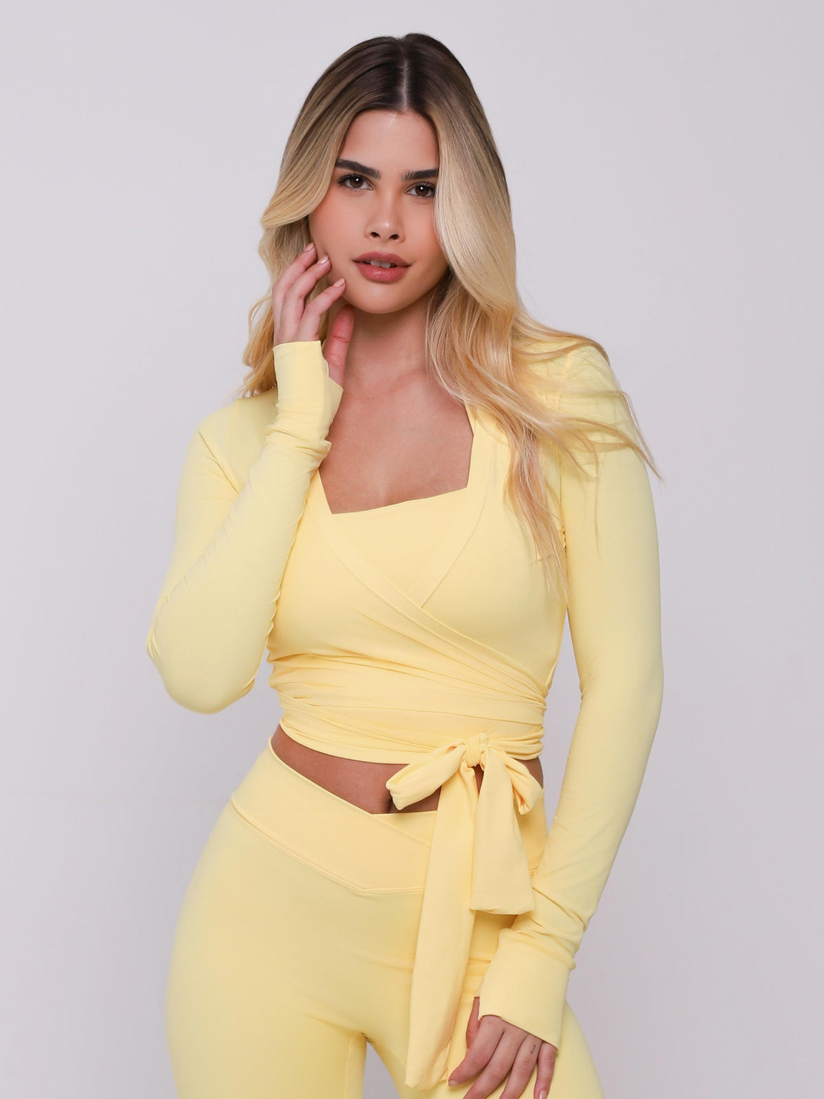 CROPPED LONG SLEEVE AMARELO BUTTER