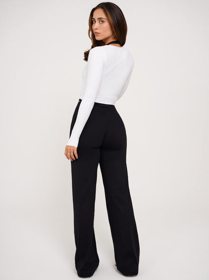 CALÇA WIDE SKIN PRETO