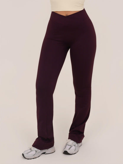 CALÇA FLARE NEW FLEX WINE