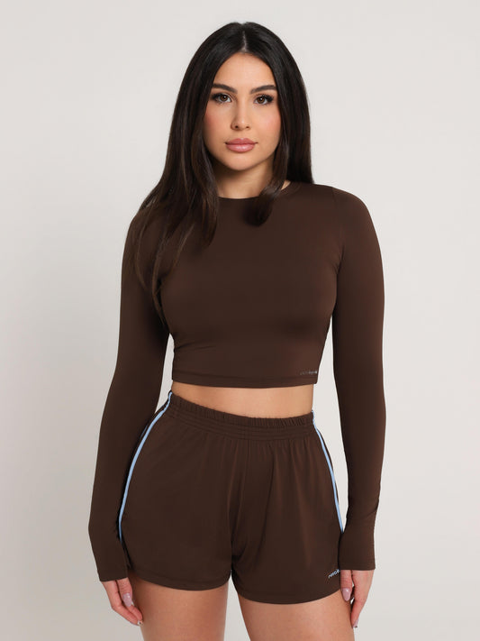 CROPPED CALM BROWN