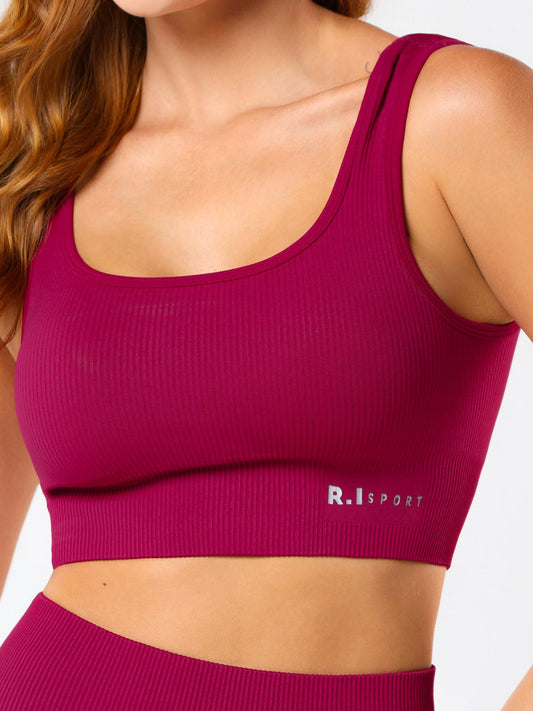 TOP SEAMLESS ESSENTIAL  MARSALA
