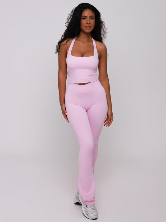 CALÇA FLARE NEW FLEX ROSA BLUSH