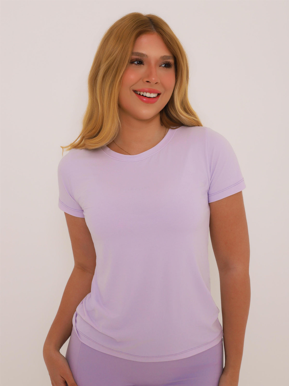 T-SHIRT  BASIC ALONGADA DRY LAVANDA