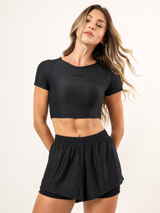 SHORT DRY REFLECT PRETO