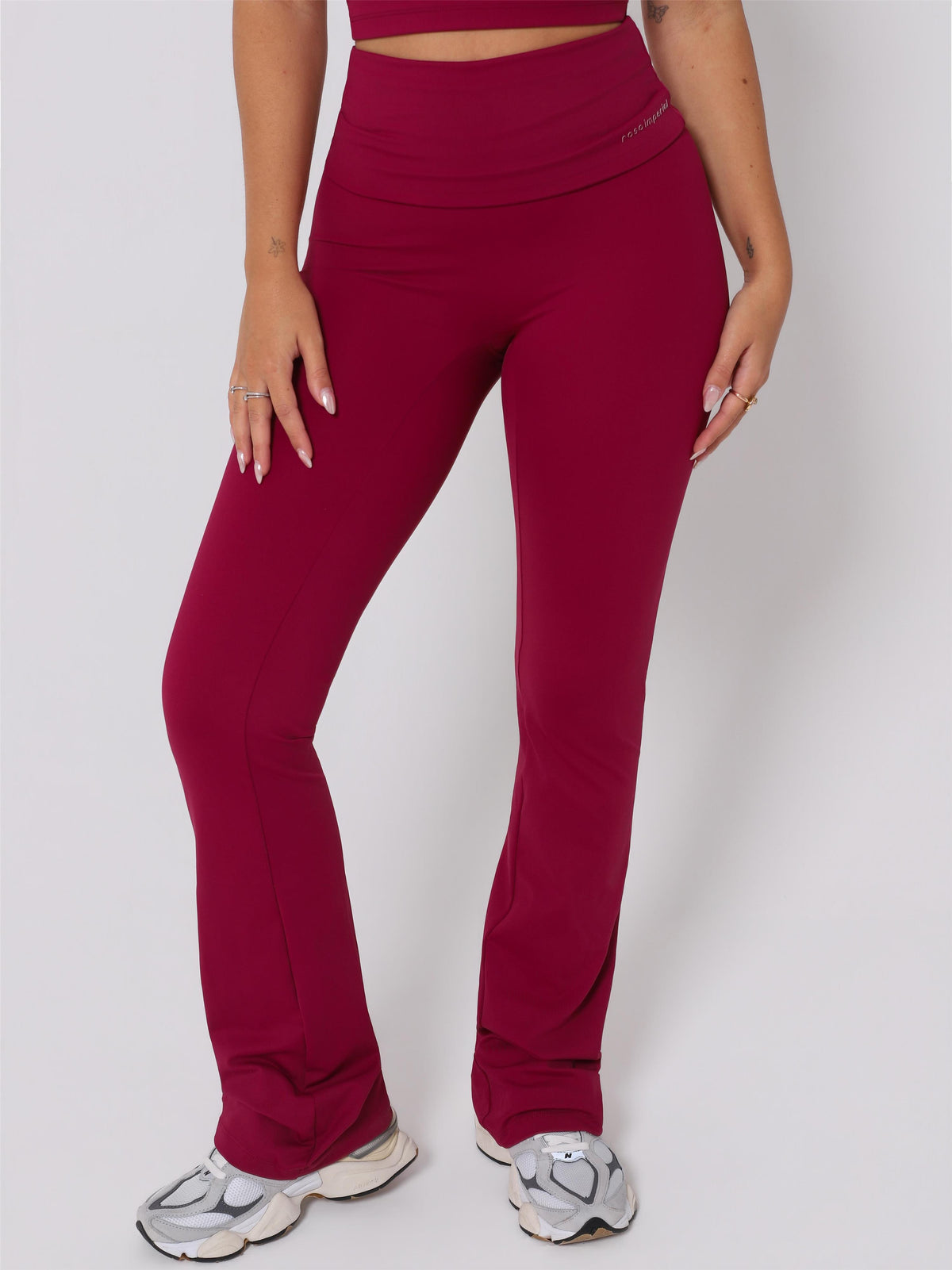 CALÇA FLARE FOLD VALENTINO