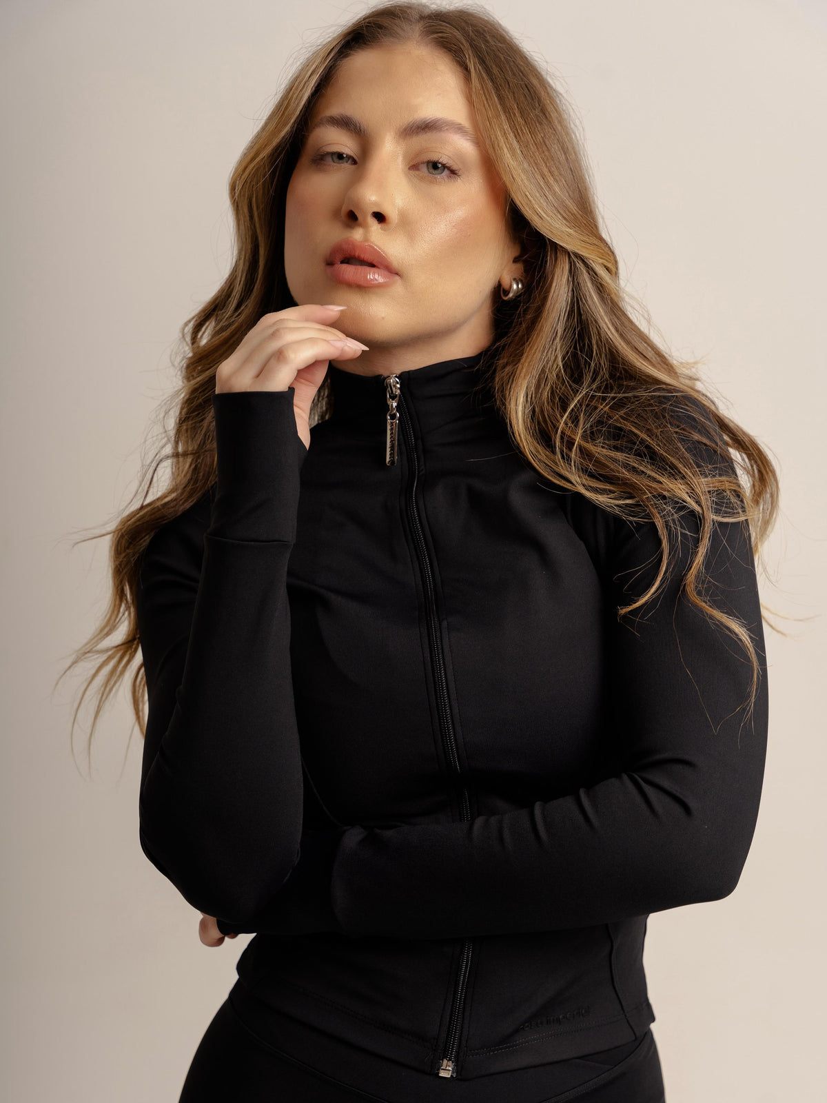 JAQUETA CURVE PRETO