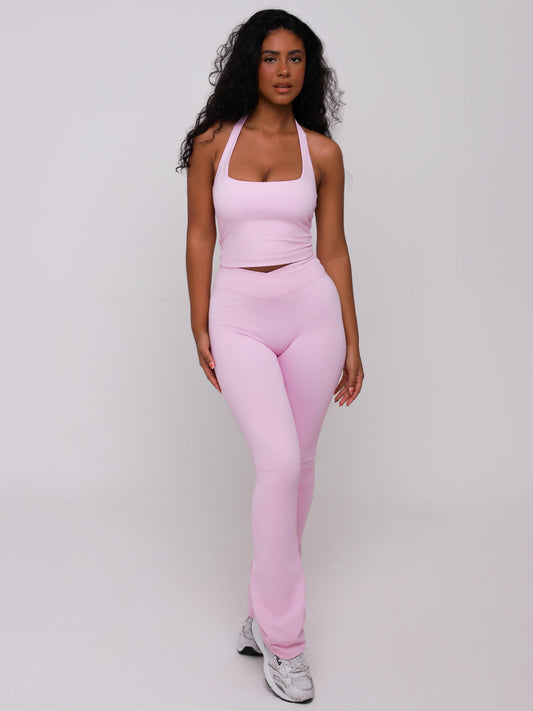 CALÇA FLARE NEW FLEX ROSA BLUSH