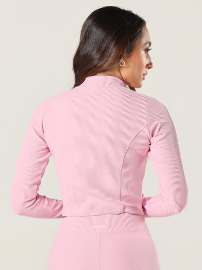 JAQUETA ZIP UP - ROSA BLUSH