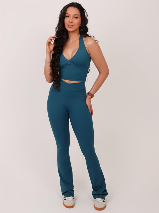 CALÇA FLARE NEW FLEX AZUL DEEP