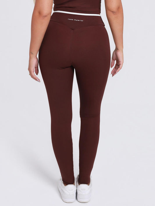 LEGGING CONTRAST ESPRESSO COM OFF