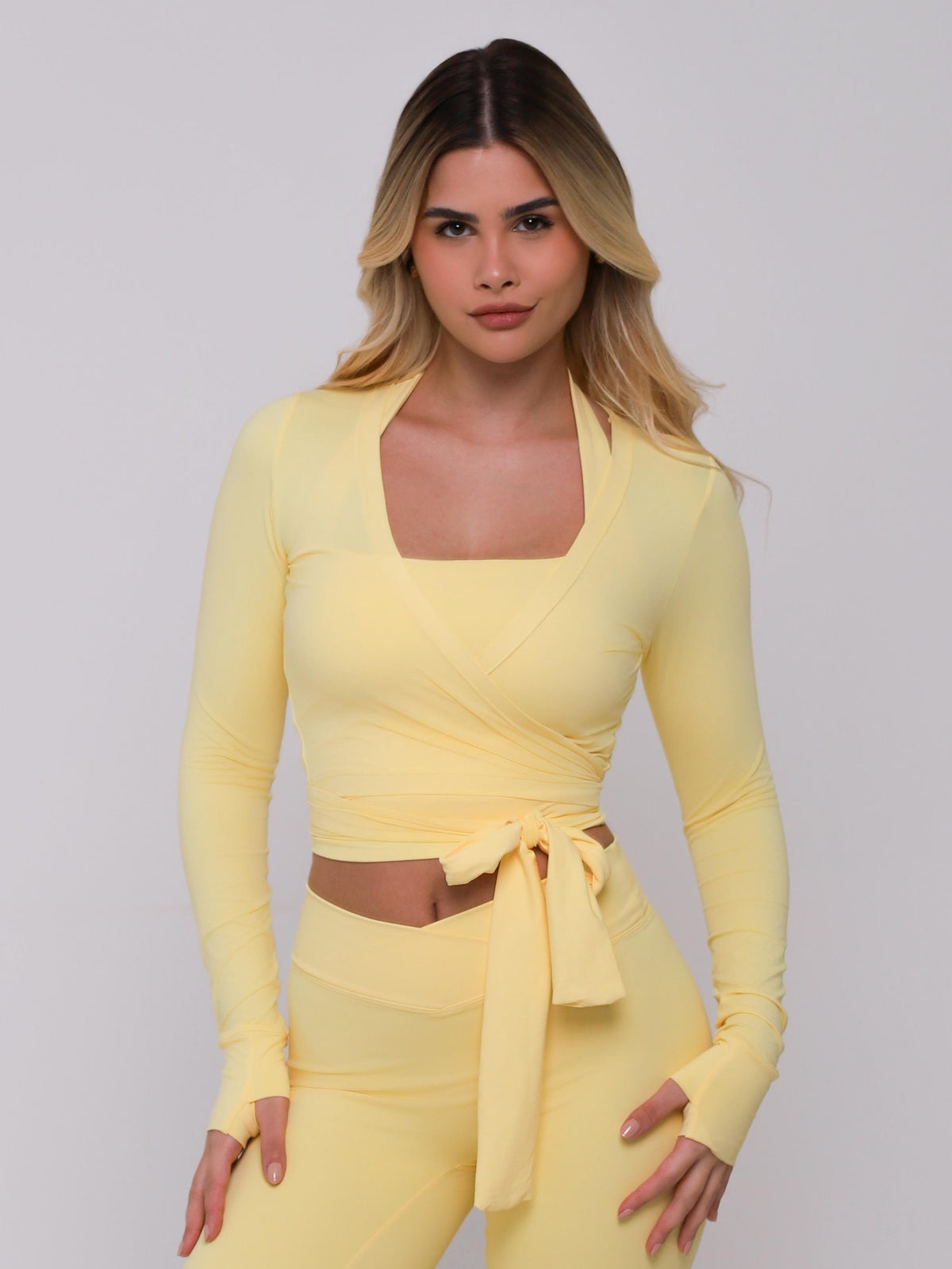 CROPPED LONG SLEEVE AMARELO BUTTER