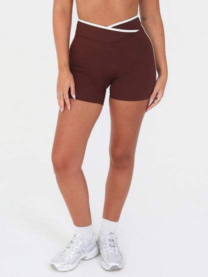 SHORT CONTRAST ESPRESSO COM OFF