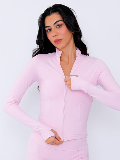 JAQUETA CURVE ROSA BLUSH