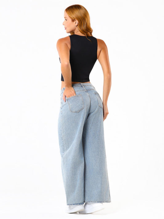 CROPPED REGATA SEAMLESS COMFY  PRETO