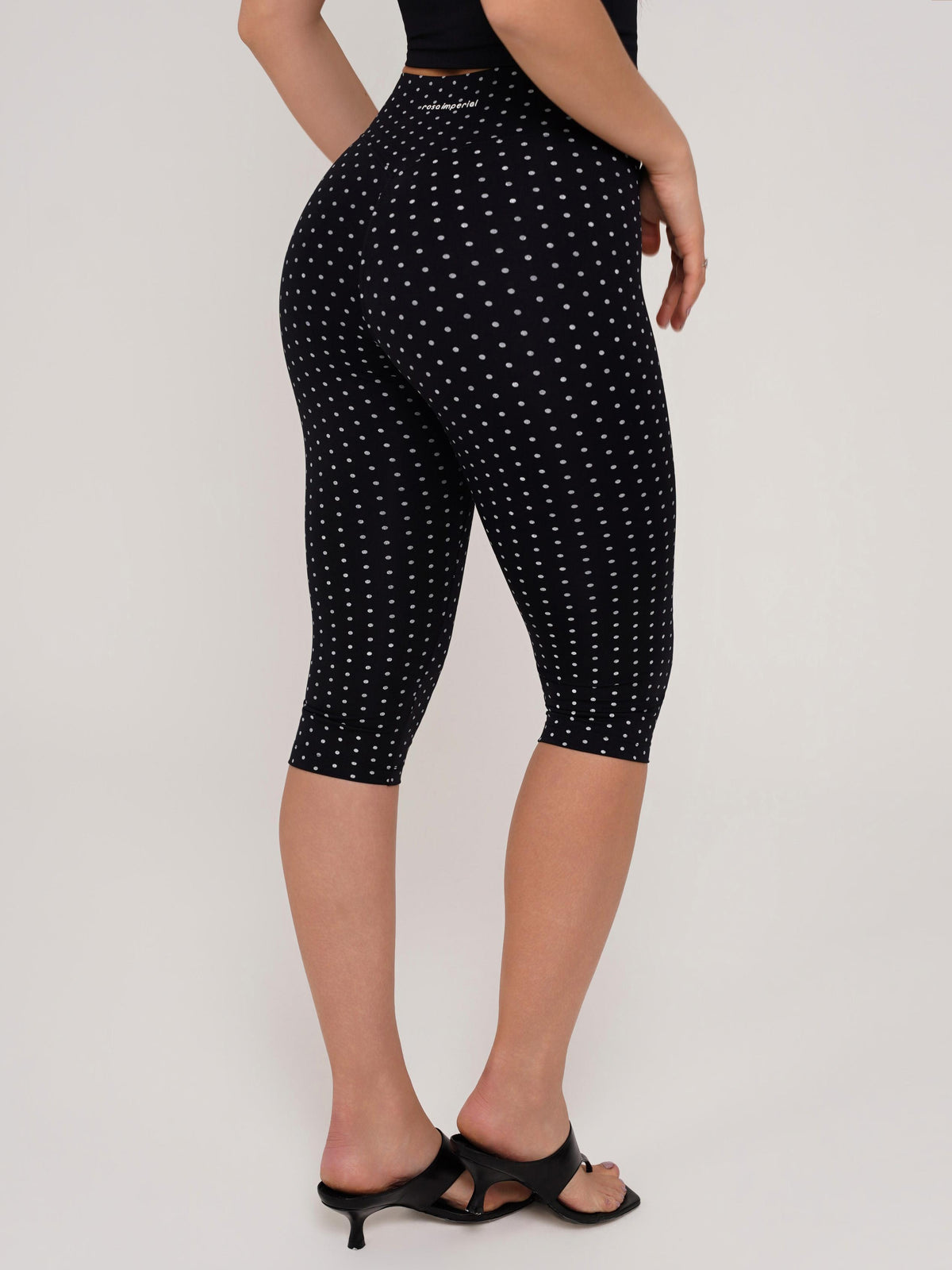 LEGGING CAPRI POÁ PRETO