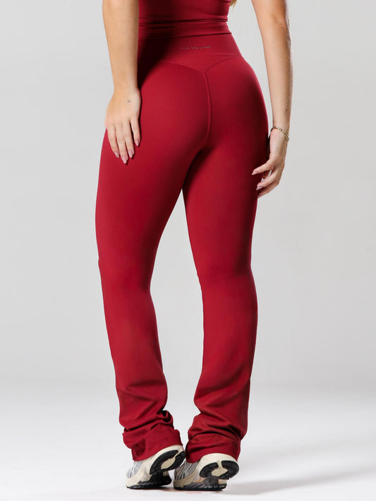 CALÇA FLARE NEW FLEX CHERRY