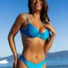 Biquíni Andréia Canelado Azul Piscina
