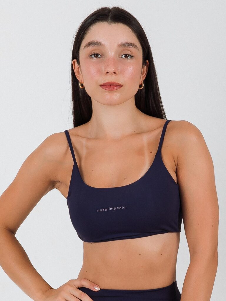 Top New Basic  Azul Marinho