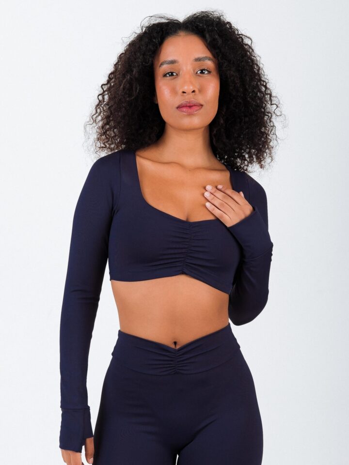 Cropped Light Azul Marinho