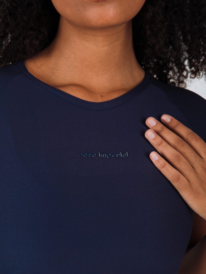 Alternative view of Cropped Sprint Azul Marinho