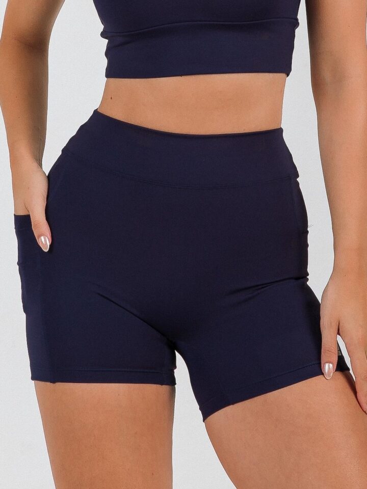 Short Pocket Bolsos Azul Marinho