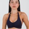 Top Light Franzido Azul Marinho
