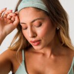 Faixa De Cabelo Bordada Verde Teos