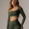 Cropped Good Verde Militar