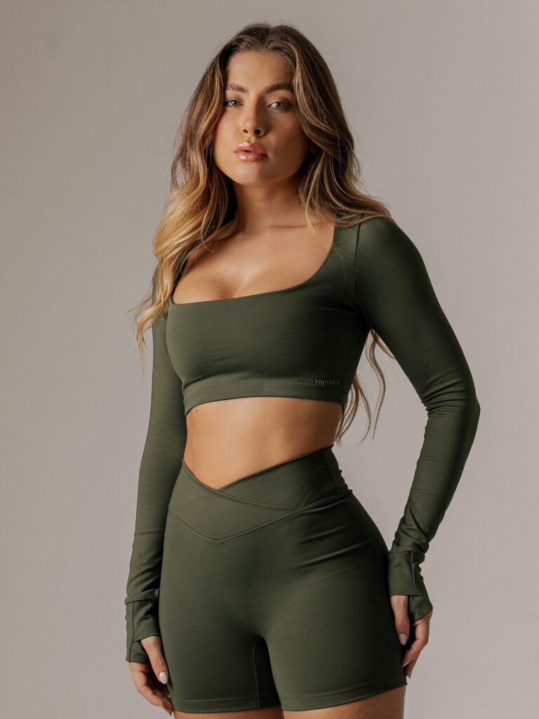 Cropped Good Verde Militar