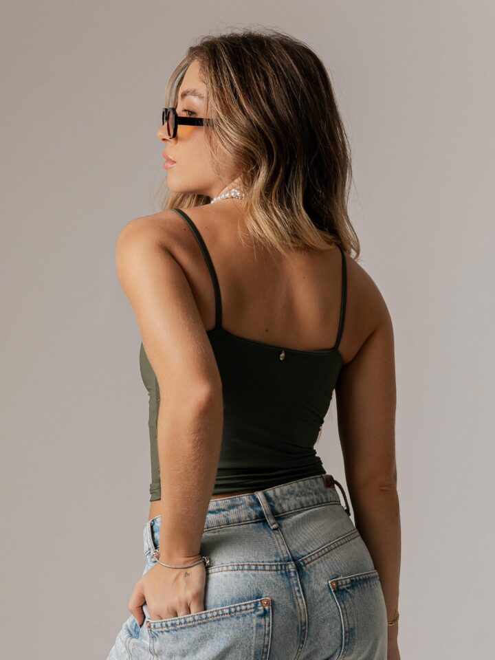 Alternative view of Regata Alcinha Samantha Verde Militar