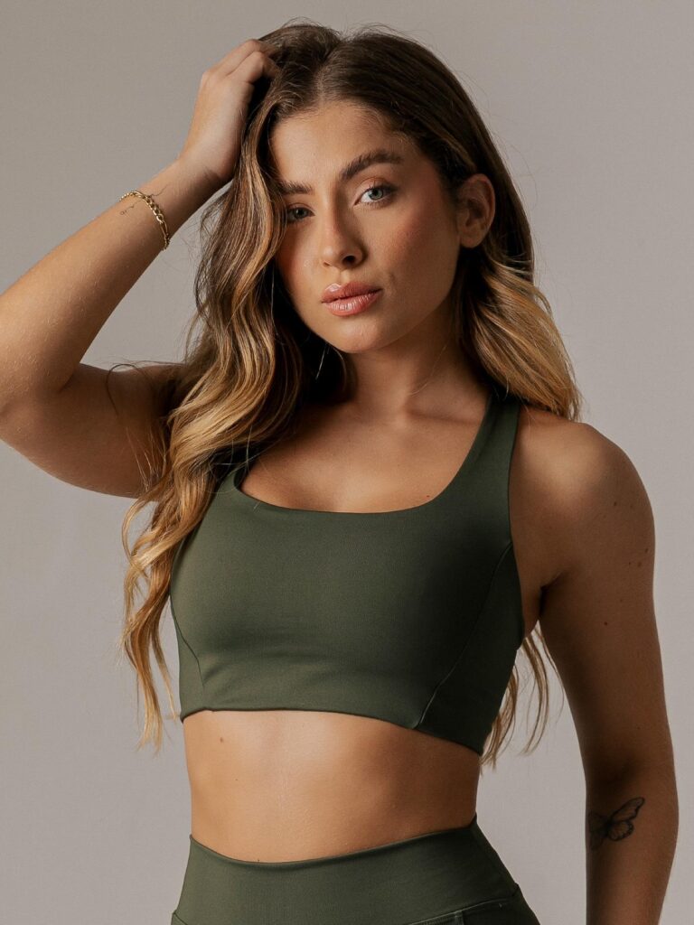 Top Running Verde Militar