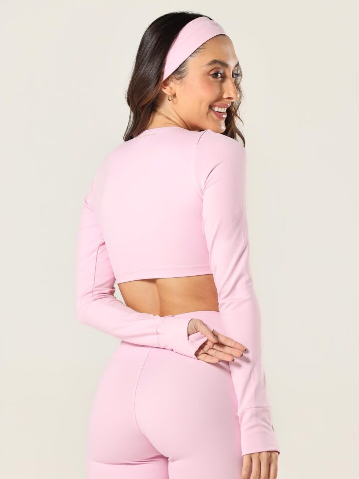 Alternative view of Cropped Light Rosa Blush