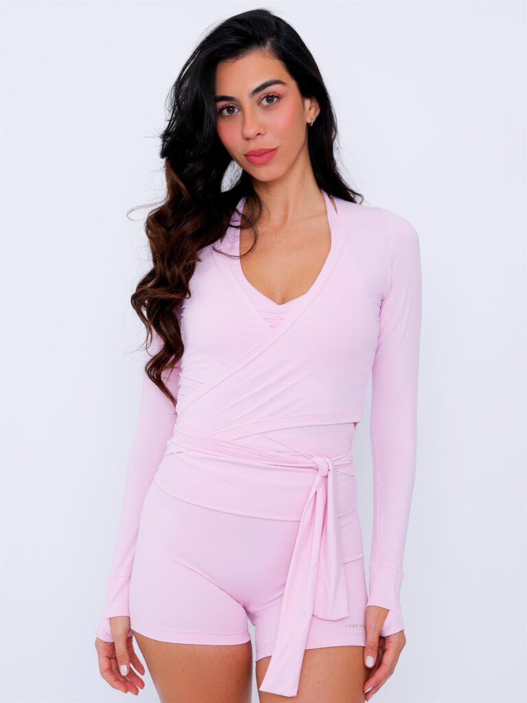 Cropped Long Sleeve Rosa Blush