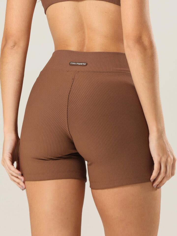 Alternative view of Short Skin Canelado Coffee