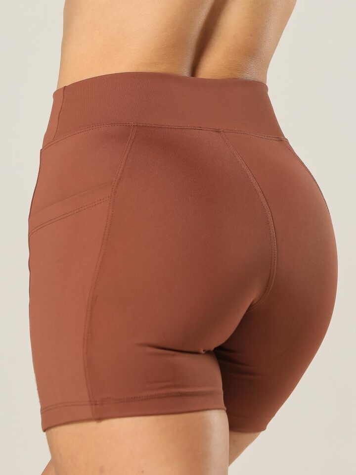 Alternative view of Short Pocket Bolsos Coffee