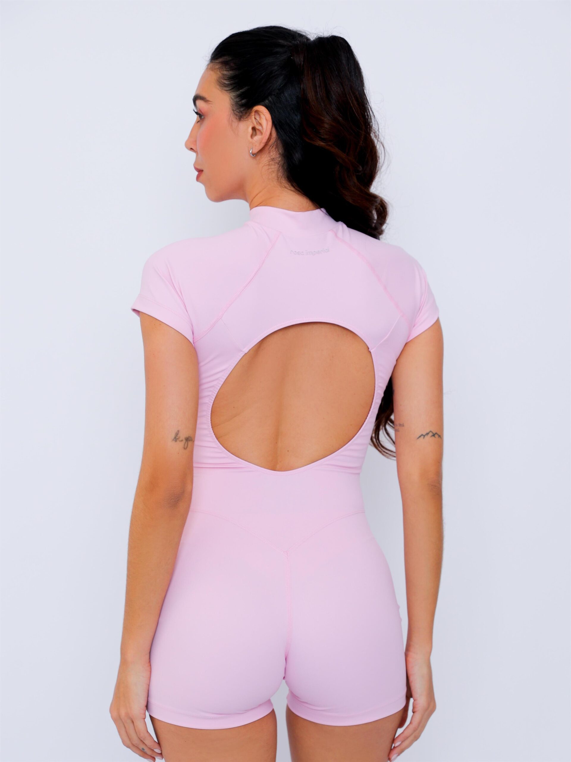 Macaquinho Ziper Flat Sculp Rosa Blush - Image 3