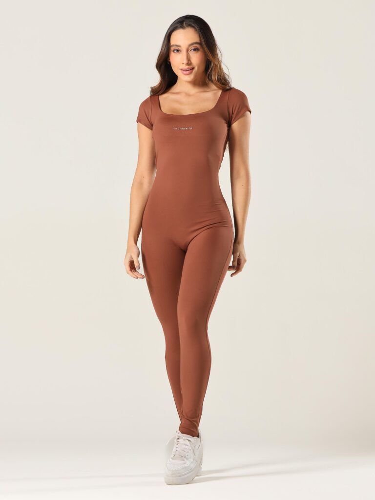 Macacão Match Longo Coffee