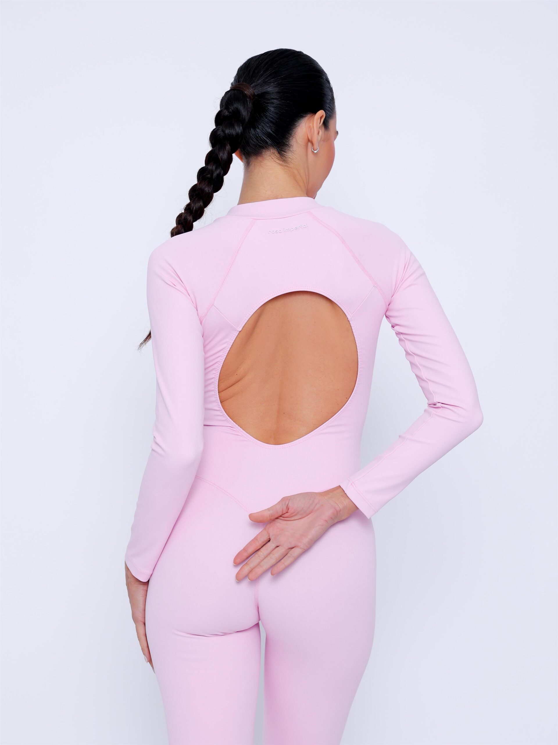 Macacão Ziper Flat Sculp Rosa Blush - Image 2