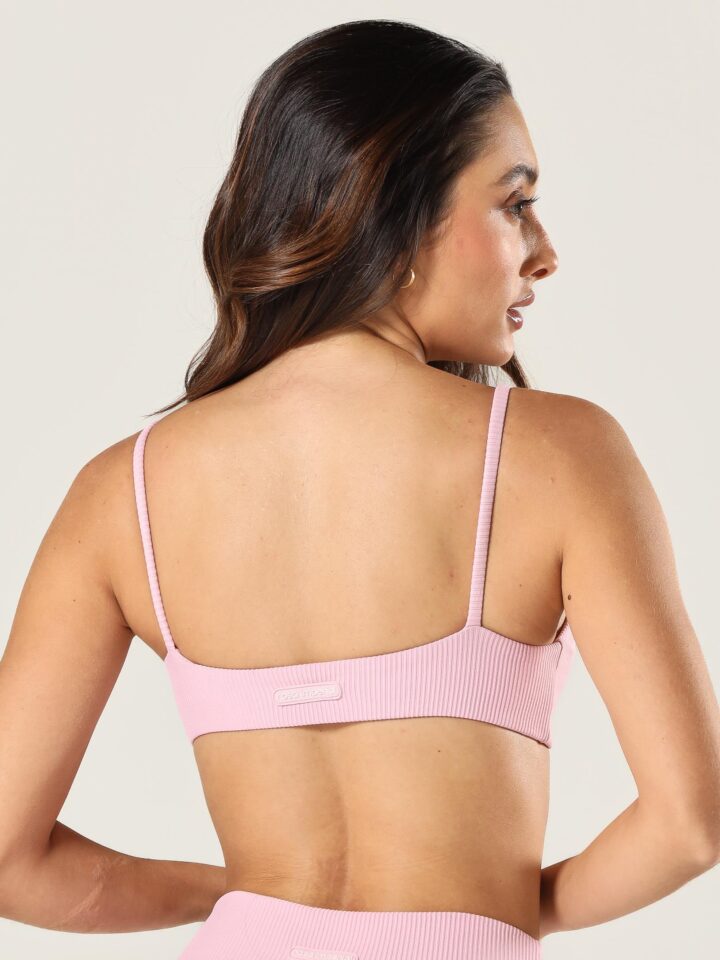 Alternative view of Top Speed Canelado Rosa Blush