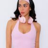 Top Candy Frente Única Rosa Blush