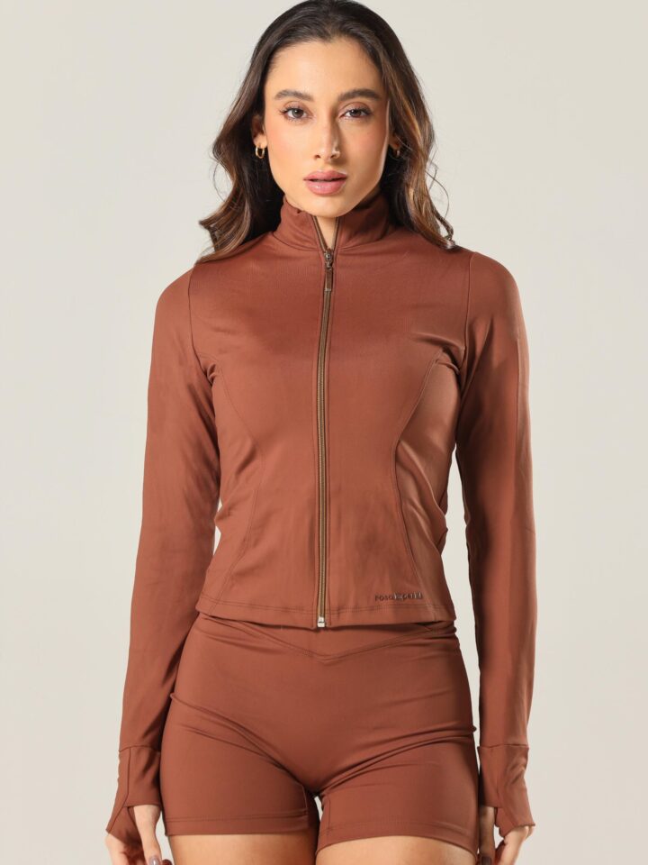 Jaqueta Curve Coffee