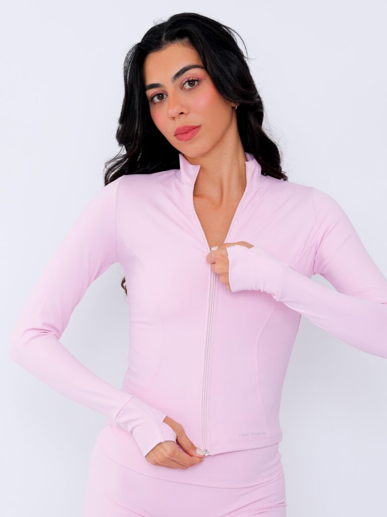 Jaqueta Curve Rosa Blush