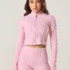 Jaqueta Zip Up Rosa Blush