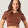 Blusa Charlotte Coffee