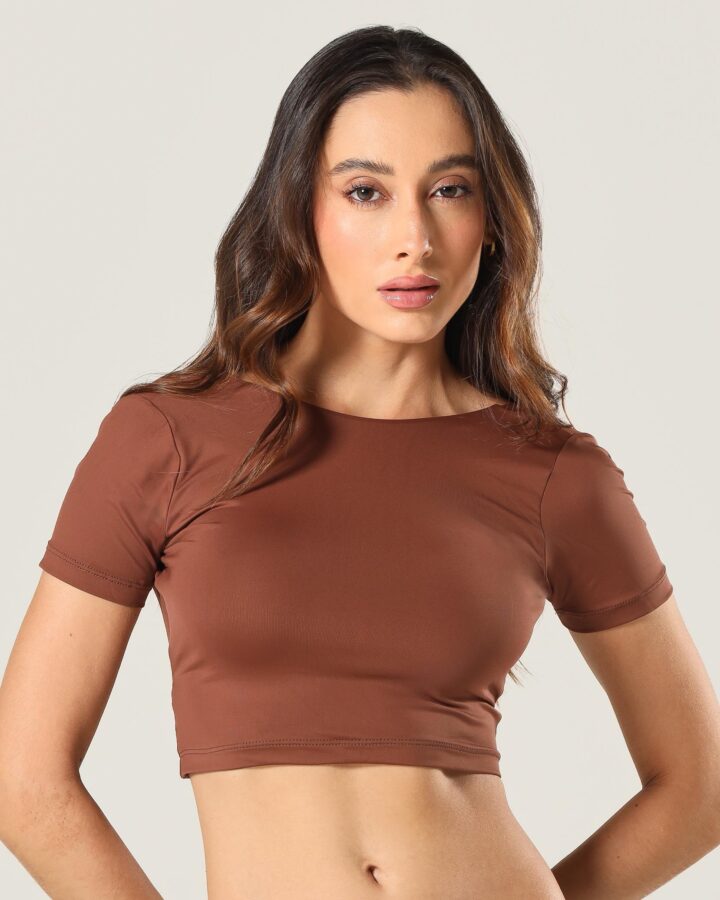 Blusa Charlotte Coffee