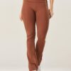 Calça Flare Fold Coffee